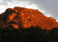 Sunset on Castle Rock